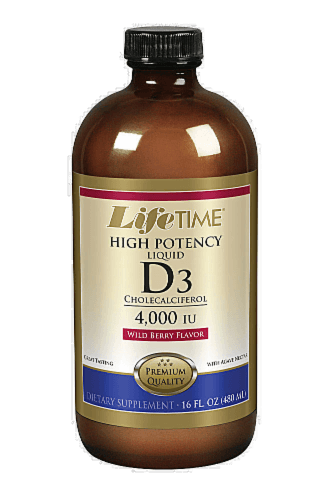 Lifetime High Potency Wild Berry Vitamin D3 Liquid Supplement
