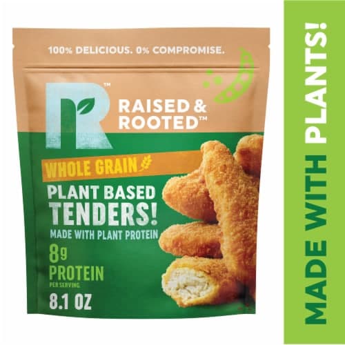Raised & Rooted Tenders, Plant Based, Whole Grain