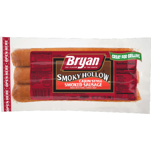 Bryan Smoked Sausage, Cajun Style