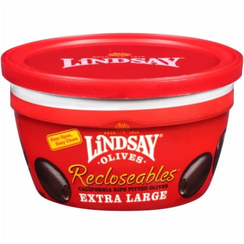 Lindsay Recloseables California Ripe Pitted Extra Large Olives