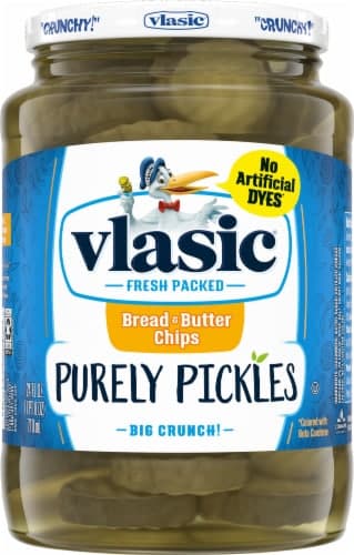 Vlasic Pickles, Bread & Butter Chips, Purely