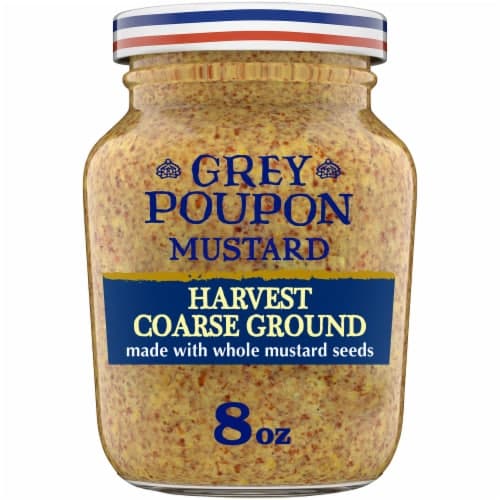 Grey Poupon Harvest Coarse Ground Dijon Mustard, Jar