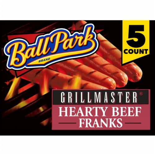Ball Park Bun Length Grillmaster Hearty Uncured Beef Hot Dogs