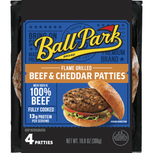 Ball Park Flame Grilled Beef & Cheddar Patties