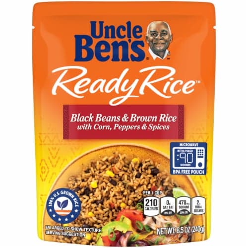 Uncle Ben'S Ready Rice, Black Beans & Brown Rice