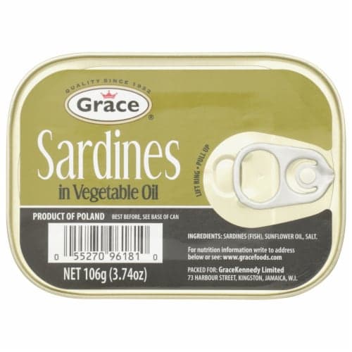 Grace Sardines In Vegetable Oil