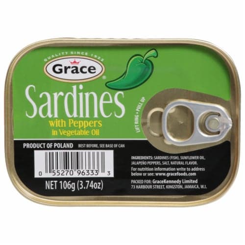 Grace Sardines With Peppers In Vegetable Oil