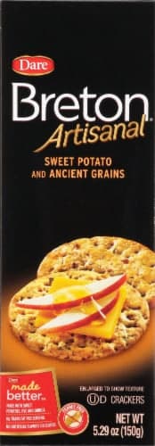 Dare Breton Sweet Potato And Ancient Grain Crackers