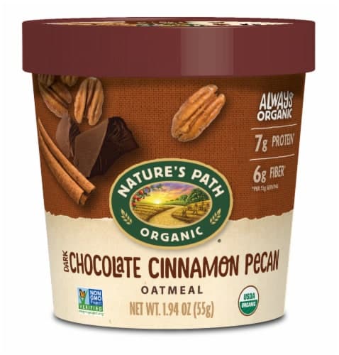 Nature'S Path Organic Chocolate Cinnamon Pecan Oatmeal