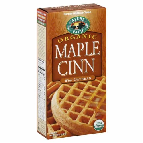 Natures Path Organic Waffles, Maple Cinn With Oatbran