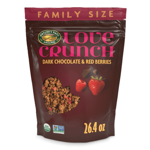 Nature'S Path Organic Love Crunch Premium Organic Granola Dark Chocolate & Red Berries