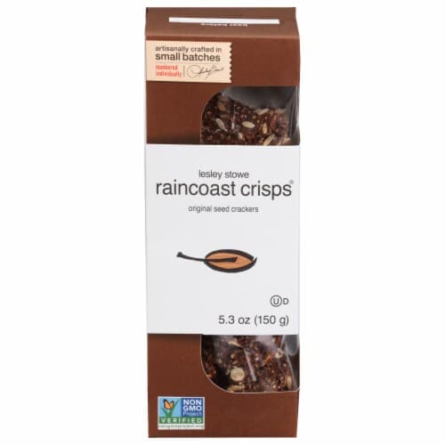 Lesley Stowe'S Raincoast Crisps Original Seed Crackers
