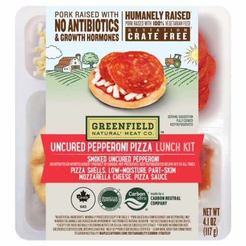 Greenfield Natural Meat Sliced Pepperoni Pizza Snack Box