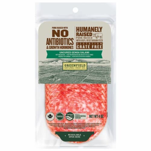 Greenfield Natural* Meat Co. Uncured Antibiotic-Free Genoa Salami