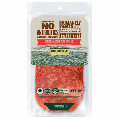 Greenfield Natural* Meat Co. Uncured Antibiotic-Free Calabrese Salami