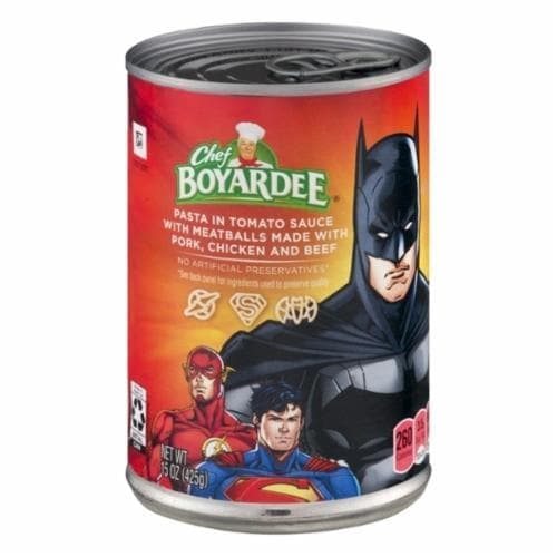 Chef Boyardee Pasta, In Tomato Sauce, Justice League