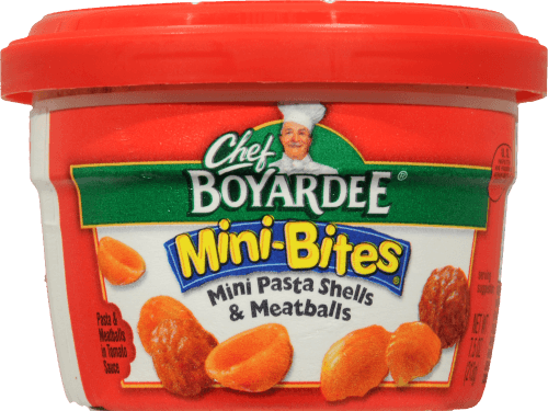 Chef Boyardee Pasta Shells And Meatballs, Mini