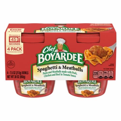 Chef Boyardee Spaghetti & Meatballs - Microwave Meal