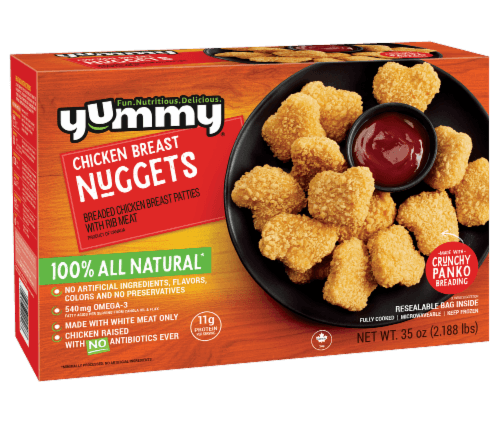 Yummy 100% All Natural Panko Chicken Breast Nugget