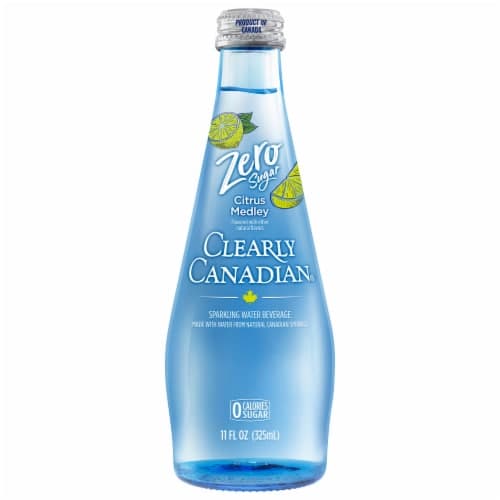 Clearly Canadian Zero Sugar Citrus Medley Flavored Sparkling Bottled Water