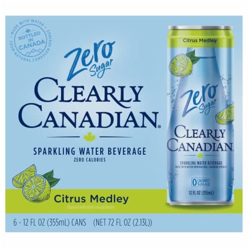 Clearly Canadian Zero Sugar Citrus Medley Flavored Sparkling Water
