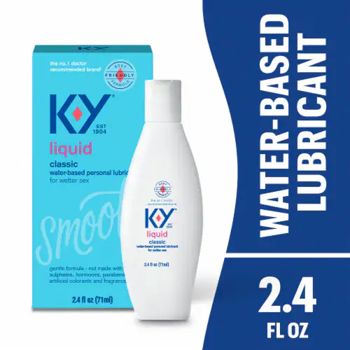 Personal Lubricant, Water-Based, Smooth, Classic, Liquid