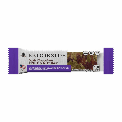 Brookside Fruit & Nut Bar, Dark Chocolate, Cranberry With Blackberry Flavor