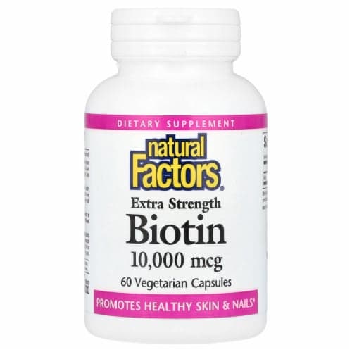 Natural Factors Extra Strength Biotin Vegetarian Capsules 10000 Mcg