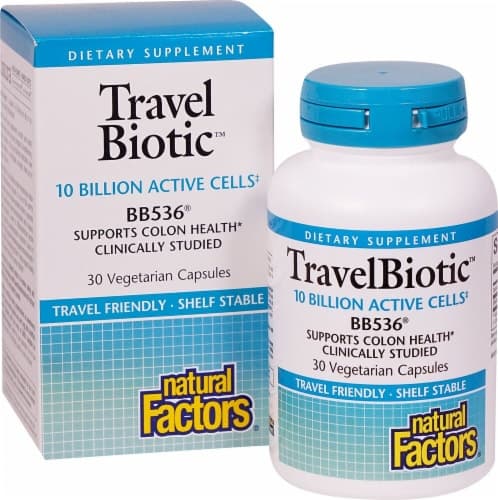 Natural Factors Travelbiotic Vegetarian Capsules