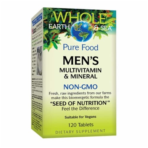 Natural Factors Whole Earth & Sea Men'S Mutlivitamin & Mineral