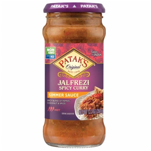 Pataks Original Hot & Spicy Jalfrezi Simmer Sauce
