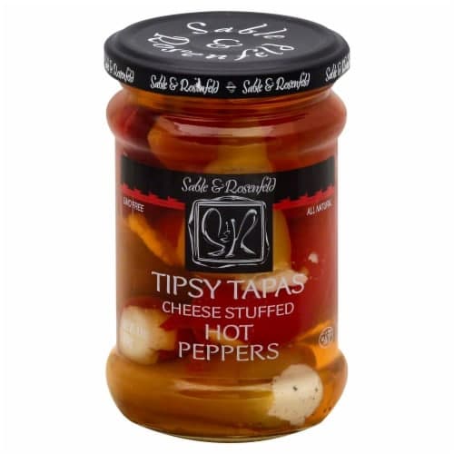 Sable & Rosenfeld Tipsy Tapas Peppers, Hot, Cheese Stuffed
