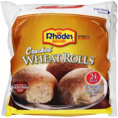 Rhodes Bake-N-Serv  Cracked Wheat Rolls Dough Bag