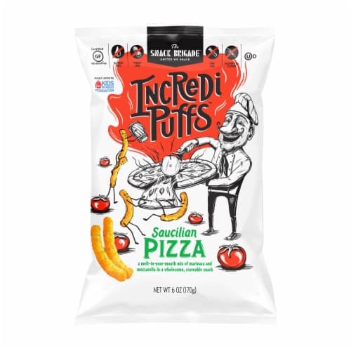 Incredi Puffs Snack, Saucilian Pizza