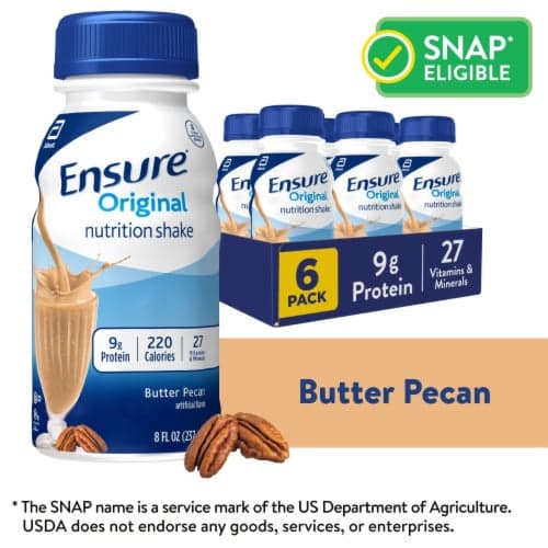 Ensure Original Nutrition Shake Ready To Drink Butter Pecan