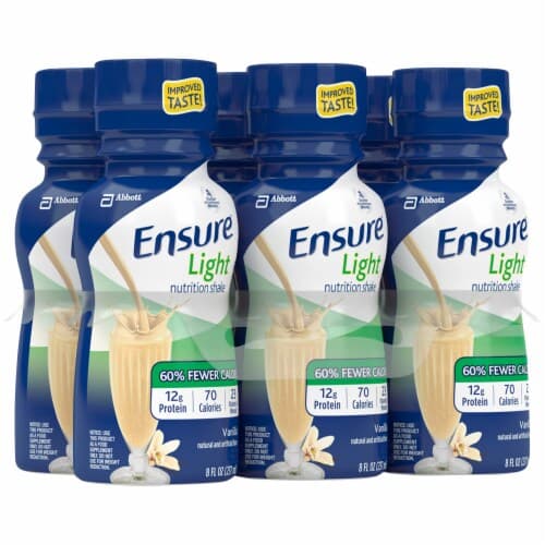 Ensure Light Nutrition Shake Vanilla Ready-To-Drink Oz Bottles