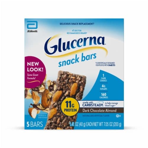 Glucerna Snack Bars Dark Chocolate Almond