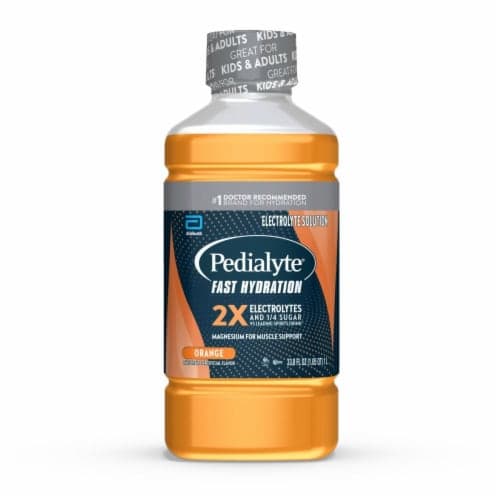 Pedialyte Fast Hydration Orange Electrolyte Solution