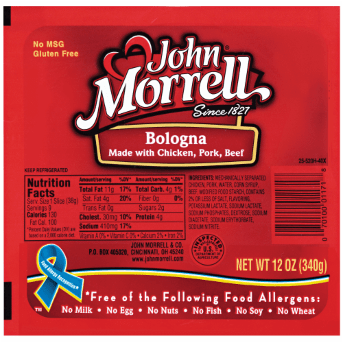 John Morrell Bologna Lunchmeat Well
