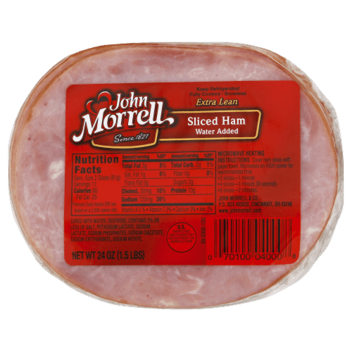 John Morrell Extra Lean Sliced Ham