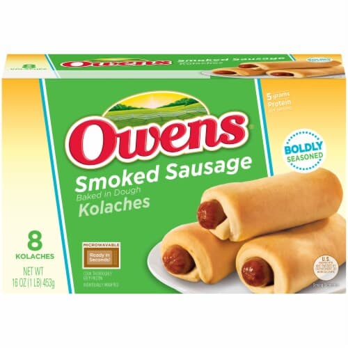 Owens Smoked Sausage Kolaches