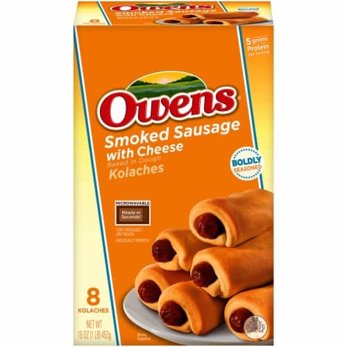 Owens Kolaches With Cheddar Cheese