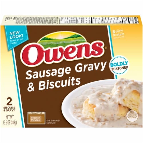 Owens Sausage Gravy & Biscuits