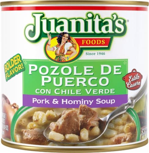 Juanita'S Pork Pozole De Puerco With Green Chile