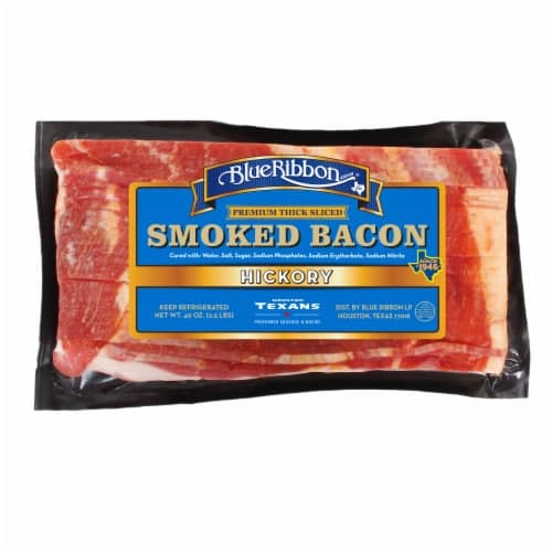 Blue Ribbon Thick Sliced Hickory Smoked Bacon
