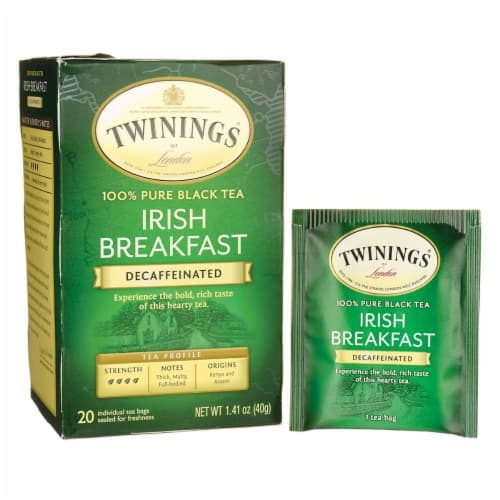 Twinings Of London Black Tea Irish Breakfast Decaffeinated