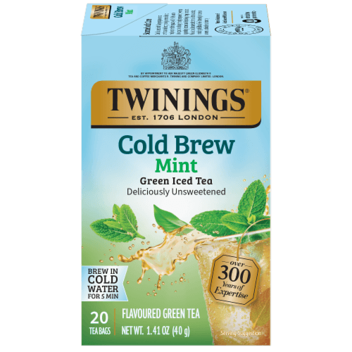 Twinings Tea Green Flavoured Unsweetened Iced Cold Brew Mint