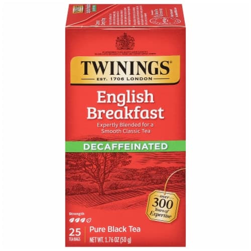 Twinings Of London Decaffeinated English Breakfast Pure Black