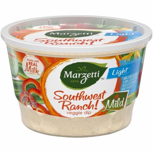 Marzetti Light Mild Southwest Ranch! Veggie Dip. Tub