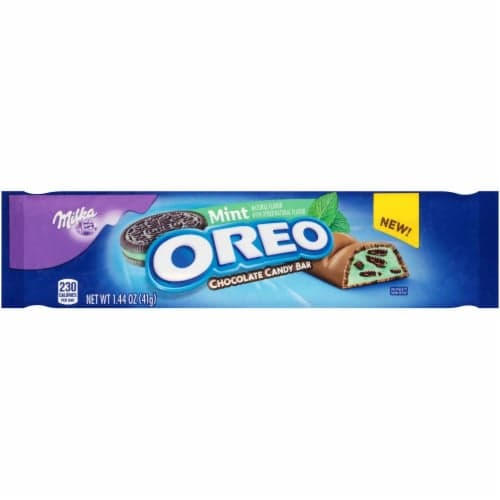 Milka Mint Oreo Chocolate Candy Bar. Wrapper